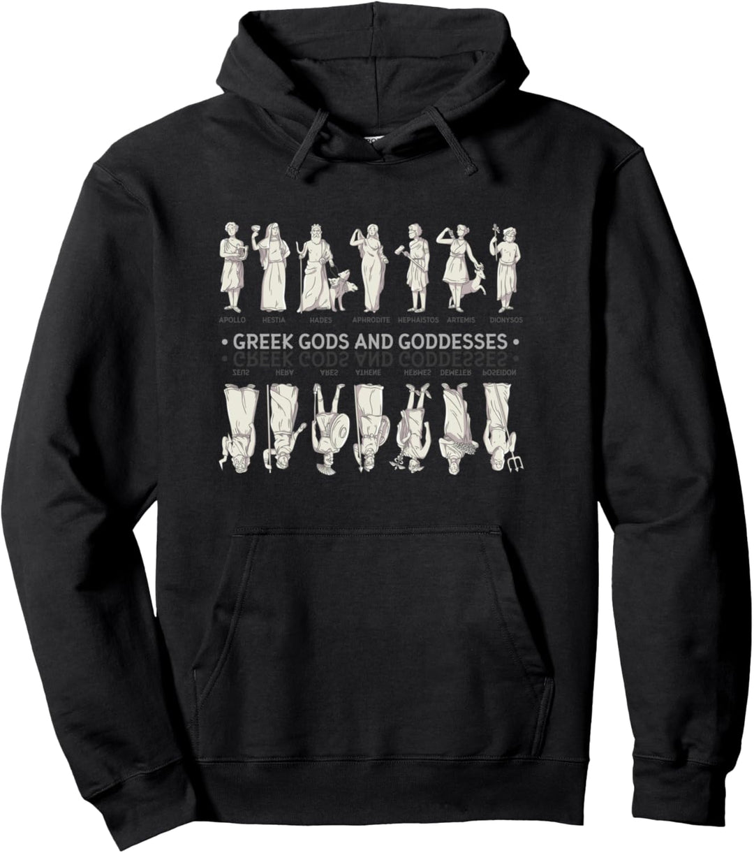 Alte Griechische Götter Gespiegelt Griechenland Pullover Hoodie
