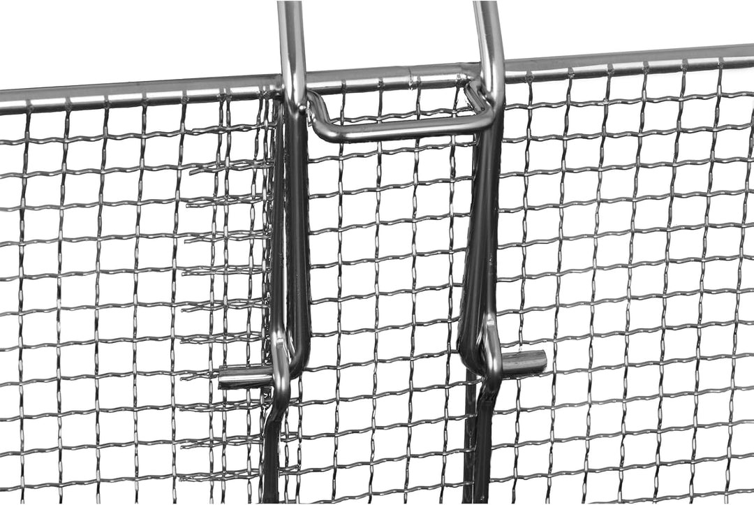 Royal Catering - RCEF-16 - Frittierkorb Fritteusenkorb (16 L Volumen, Edelstahl, 25 x 23 x 12 cm) si