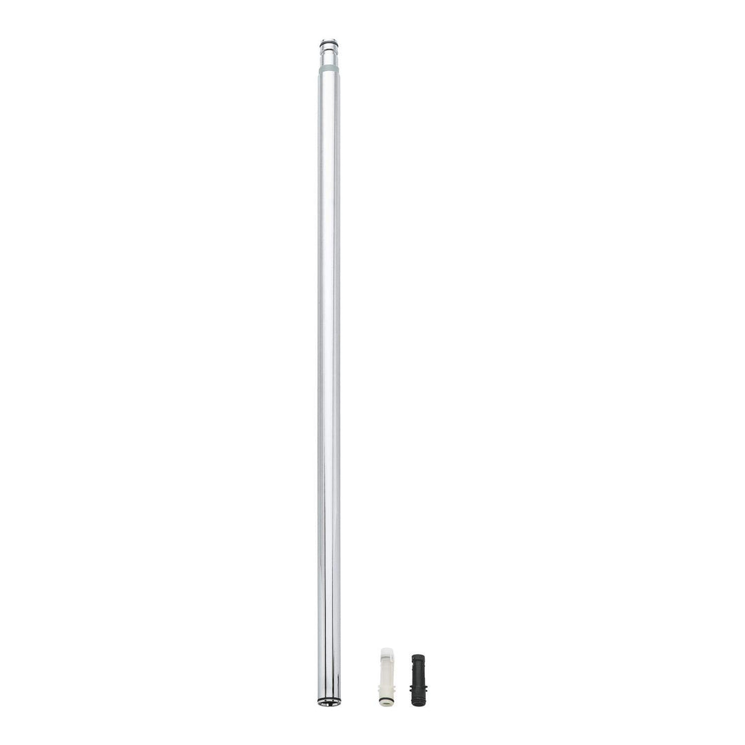 GROHE Ersatzrohr für Duschsysteme (15 cm kürzer gegenüber Originalrohr, langlebige Oberfläche) ,chro