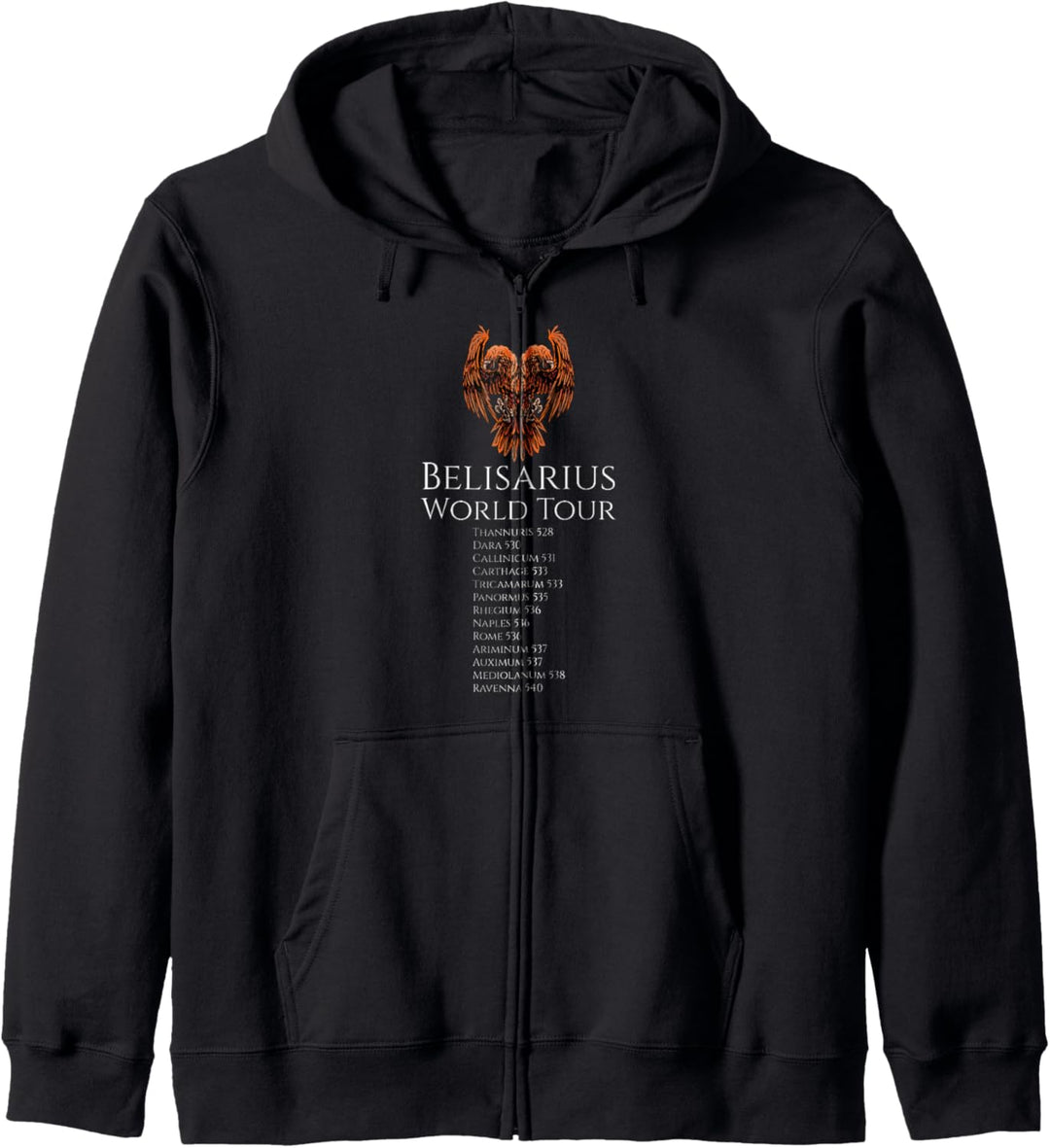Byzantine History - Belisarius World Tour - Medieval Roman Kapuzenjacke