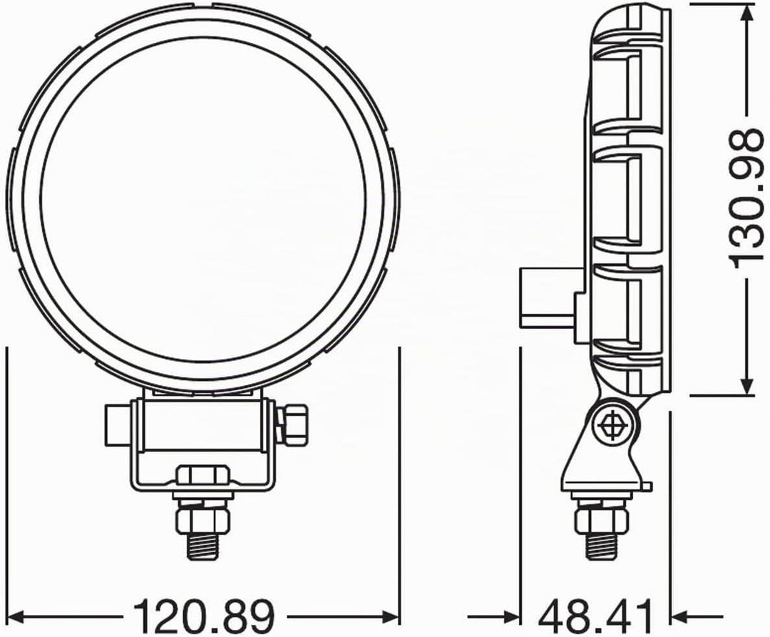 LEDriving REVERSING VX120R-WD, LED Rückfahrscheinwerfer, rund, LED Zusatzscheinwerfer mit ECE Zulass