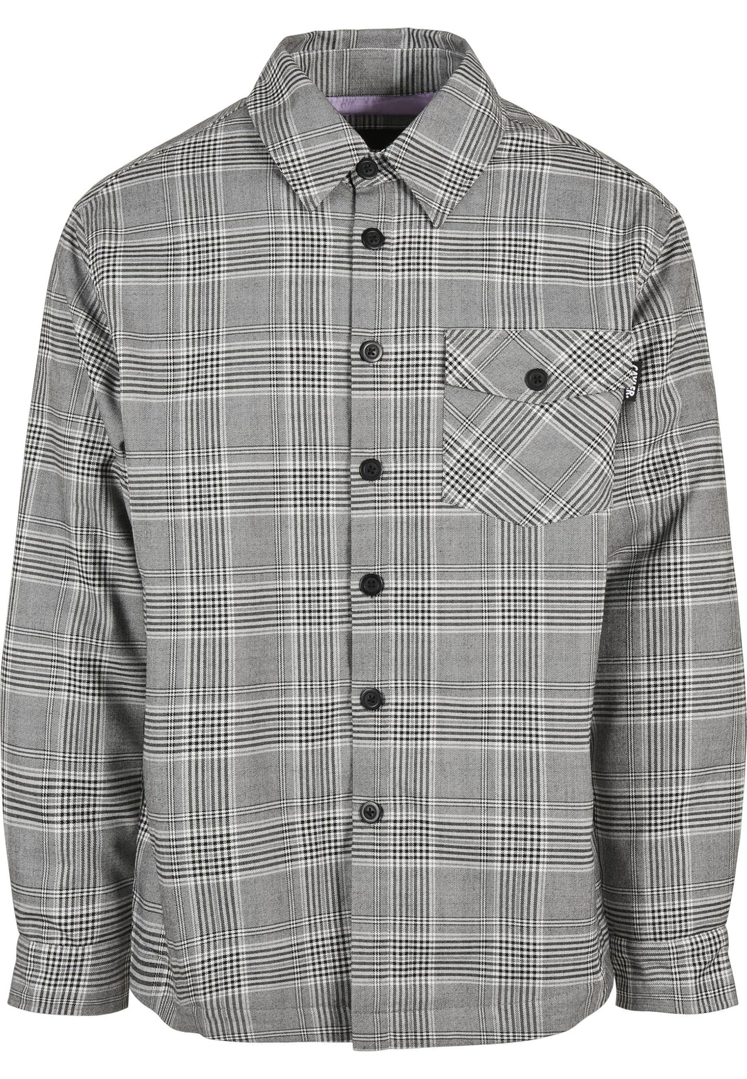 Cayler & Sons Herren Plaid Out Quilted Shirt Jacket XXL black/white, XXL black/white