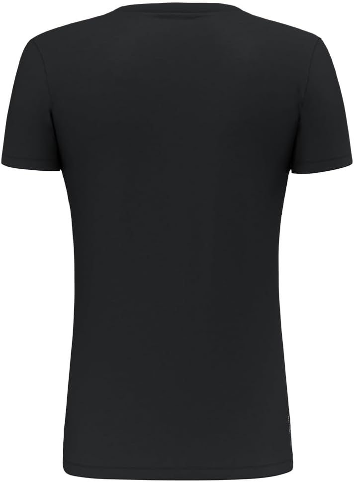 Salewa Damen Solid DRI-Release T-Shirt Funktionsshirt Outdoor-Shirt S Black Out, S Black Out