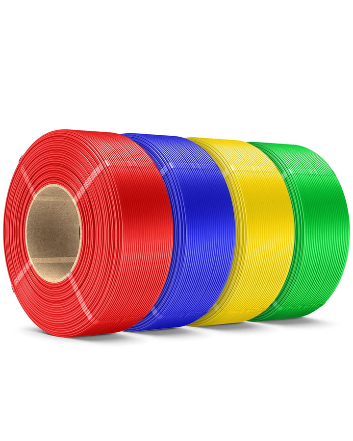 SUNLU PLA+ Filament Refill 1.75mm 4KG, PLA Plus 3D Drucker Filament Bündel, No-Spule Filament PLA Re