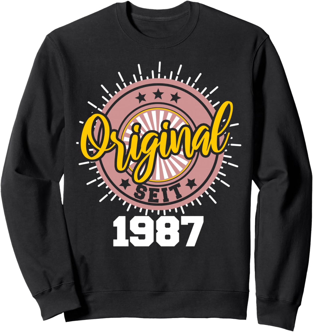 37. Geburtstag Mann Frau 37 Jahre 1987 Deko Lustig Geschenk Sweatshirt
