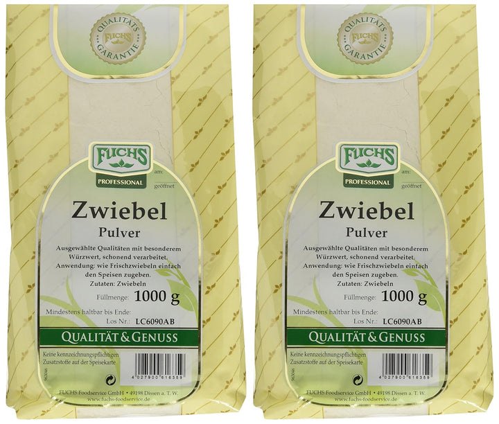Fuchs Zwiebelpulver, 2er Pack (2 x 1 kg), 2