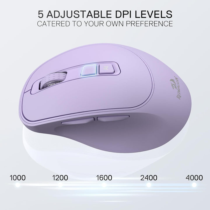 Redragon BM4195 AI Smart Wireless Maus, 2.4G &amp; BT Computer Büromaus, Übersetzung &amp; Sprachschreibung,