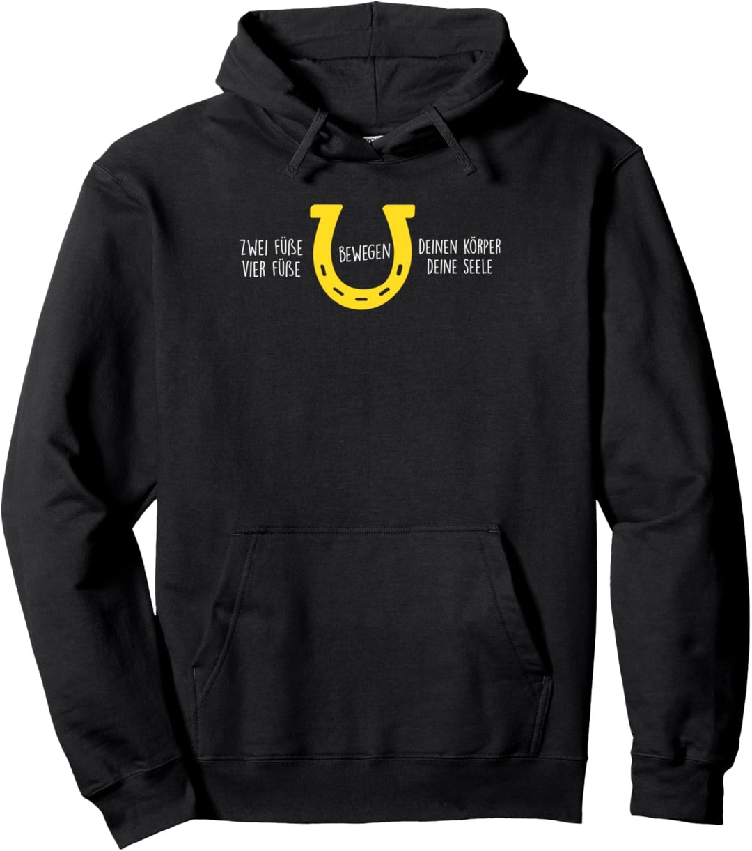 Hufeisen Pferdesport Pferde Reitsport Springreiten Geschenk Pullover Hoodie