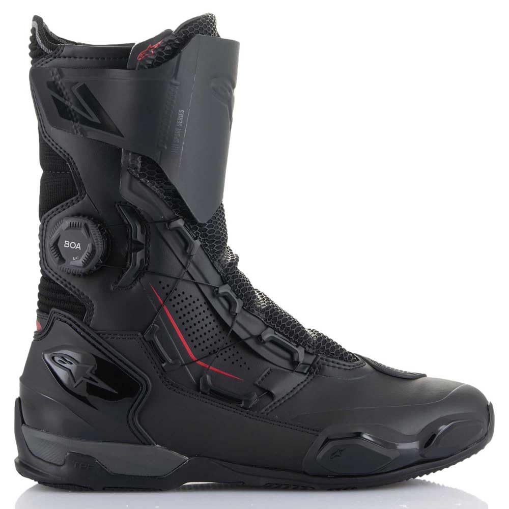 Alpinestars SP-X Boa Motorrad Stiefel 43 EU Schwarz, 43 EU Schwarz