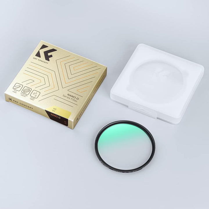 K&F Concept D-Serie 72MM MCUV Pro UV-Filter Slim MC UV Schutzfilter Ultraviolett-Filter, 72MM