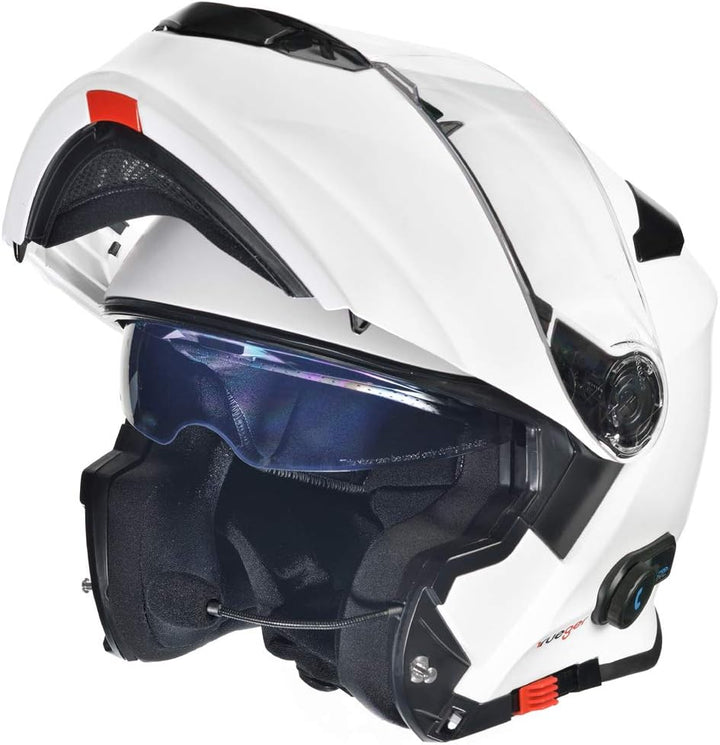 RS-983 Bluetooth Klapphelm Motorradhelm Conzept Motorrad Modular Helm rueger Matt Weiss XS (53-54),