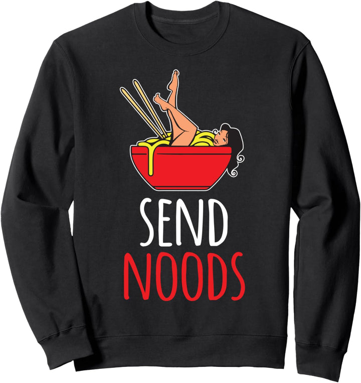 Send Noods Kawaii Nudeln Japanisch Sweatshirt