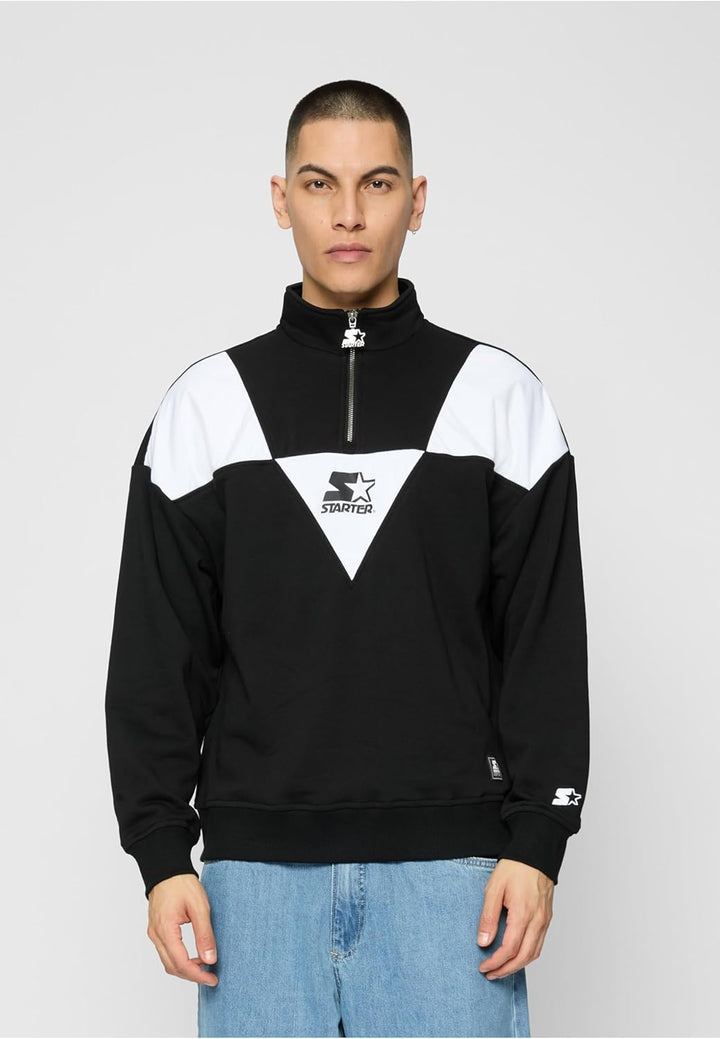 Starter Black Label Herren Starter Triangle Troyer M Black/White, M Black/White