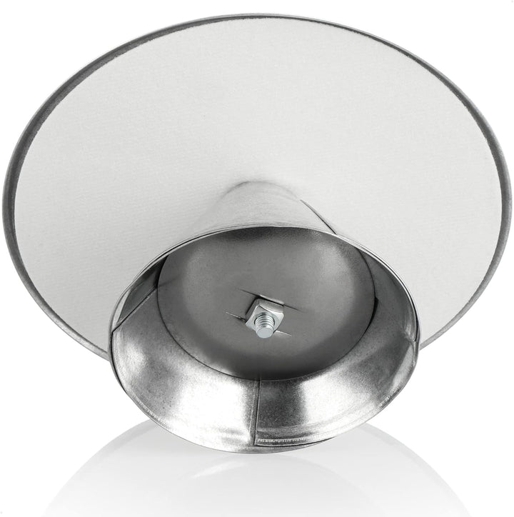 COM-FOUR® Kaminlochdeckel mit Isolierungsplatte - Kaminverschluss aus verzinktem Stahl - Ofenlochdec