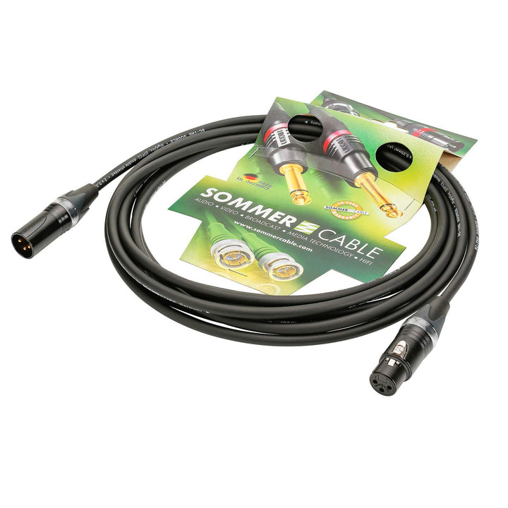 SommerCable 1,5m Mikrofonkabel 3-pol OFC Highflex SC-Source MKII 2 x 0,25 mm² - XLR male/XLR female