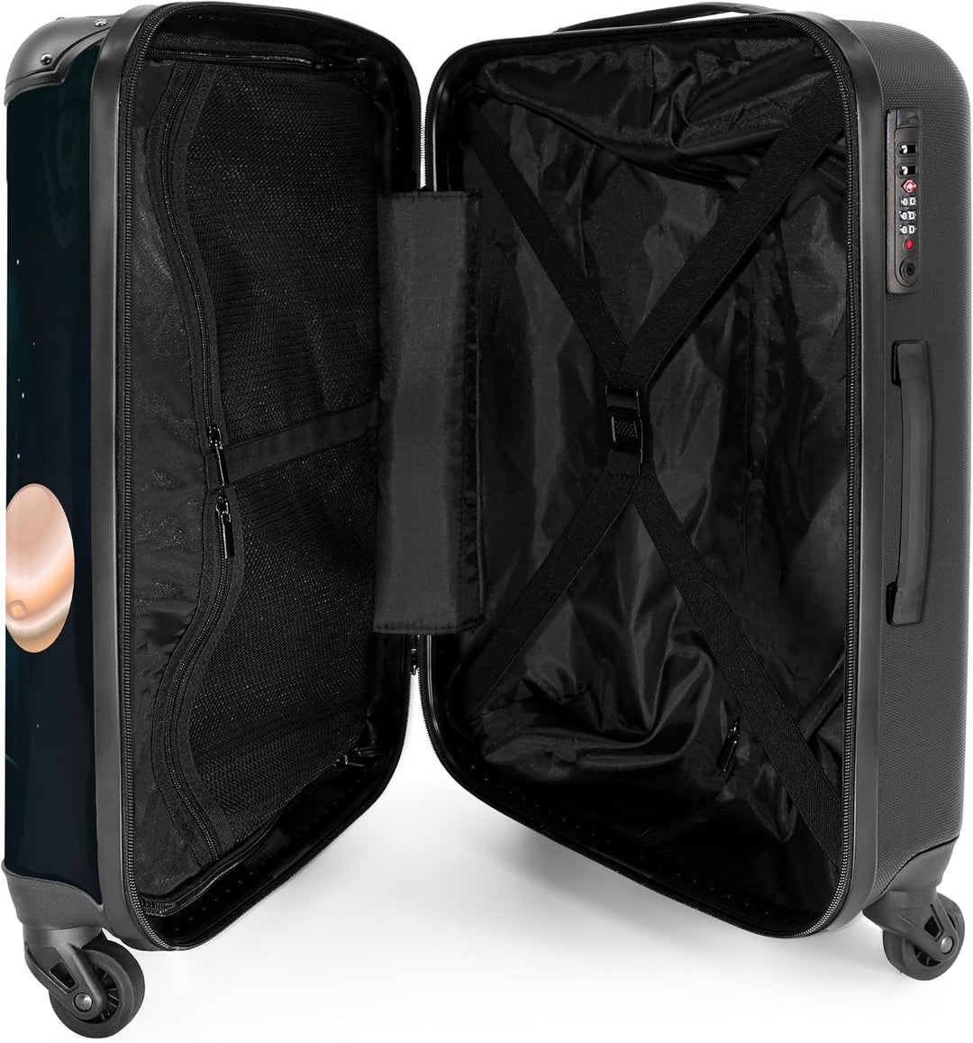 NoBoringSuitcases.com® Kinderkoffer Jungen, 67 cm - 72 L - Reisekoffer mit Rollen Gross - Hartschale