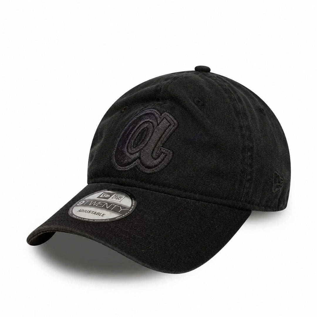 New Era 9Twenty Cap MLB Basecap Baseball Verstellbar Kappe #34-Braves-Black-31676 Einheitsgrösse, #3