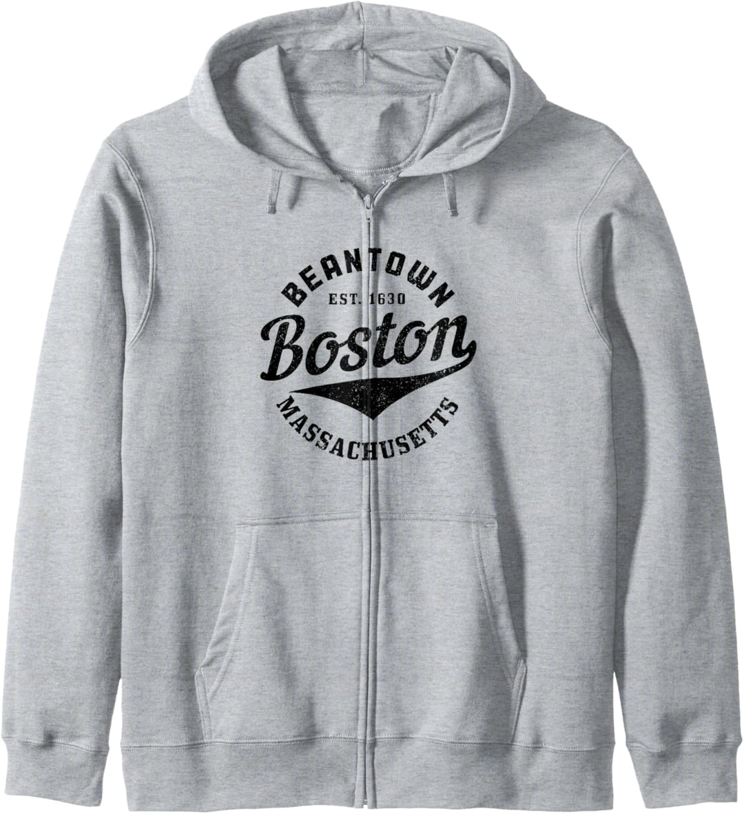 Boston Massachusetts Beantown East 1630 Pride Vintage Kapuzenjacke