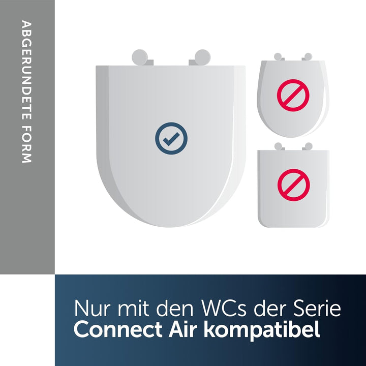 Ideal Standard E036701 WC-Sitz Wrapover ohne Softclosing Weiss, Wrapover ohne Softclosing Weiss