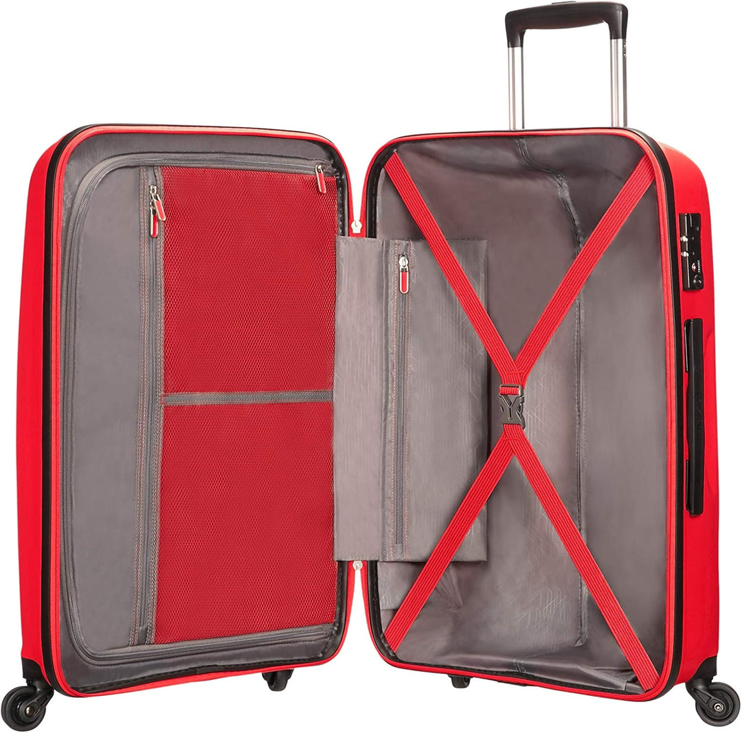 American Tourister Bon Air - Spinner L, Koffer, 75 cm, 91 L, Rot (Magma Red) Rot (Magma Red) L (75 c