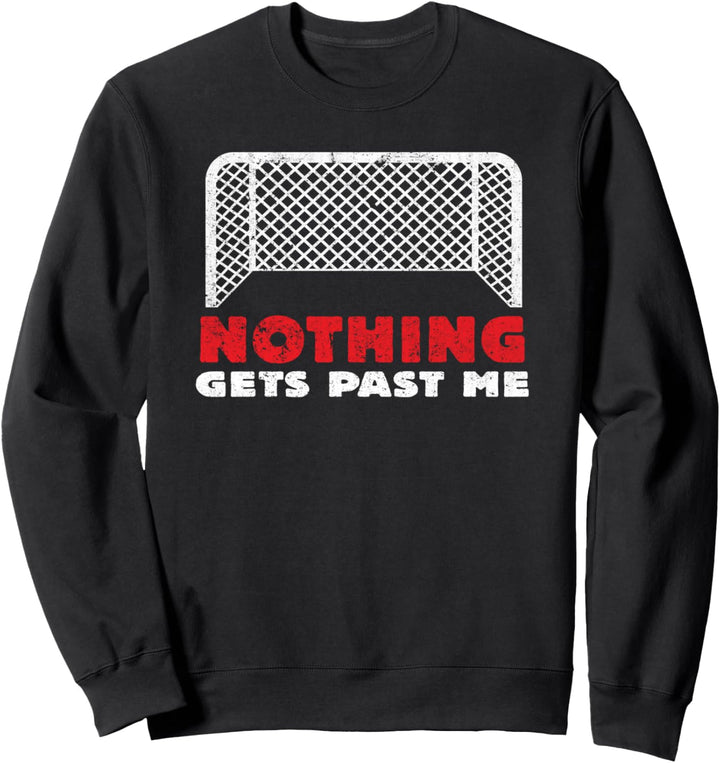 Fussballtor-Spieler, Athleten, Grafik, Motivation, Teamsport Sweatshirt