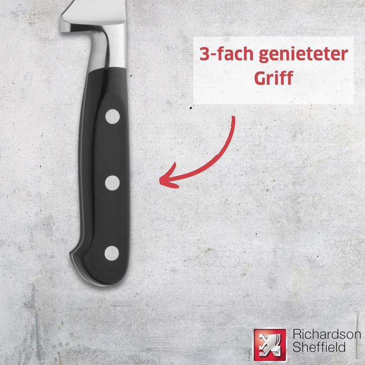 Richardson Sheffield V SABATIER Brotmesser | 22 cm lange Klinge | gehärteter Klingenstahl | Kunststo