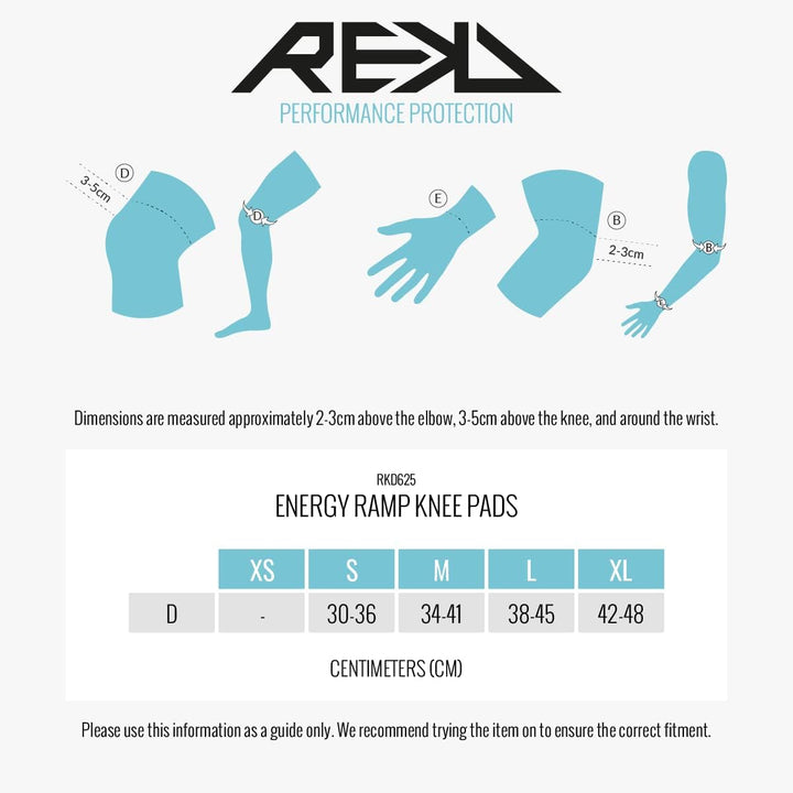 Rekd Energy Ramp Knee Pads Knieschoner, schwarz (schwarz), XL
