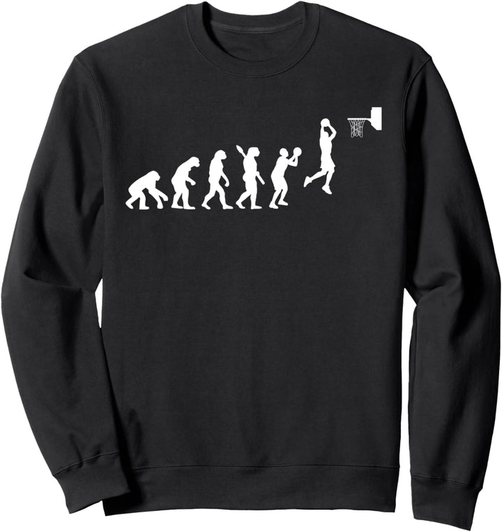 Dunking Basketball Spieler Evolution Sweatshirt