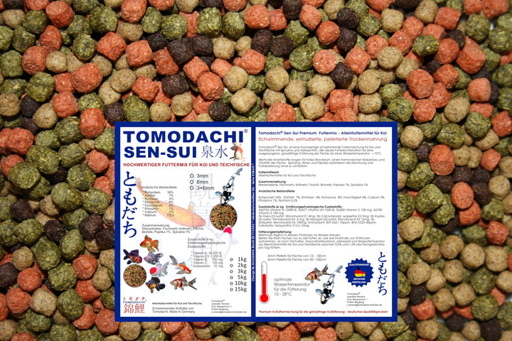 Koifuttermischung, Koifutter, Premium Koimix, Schwimmfutter, Teichfuttermix mit Spirulina, Astax, Pa