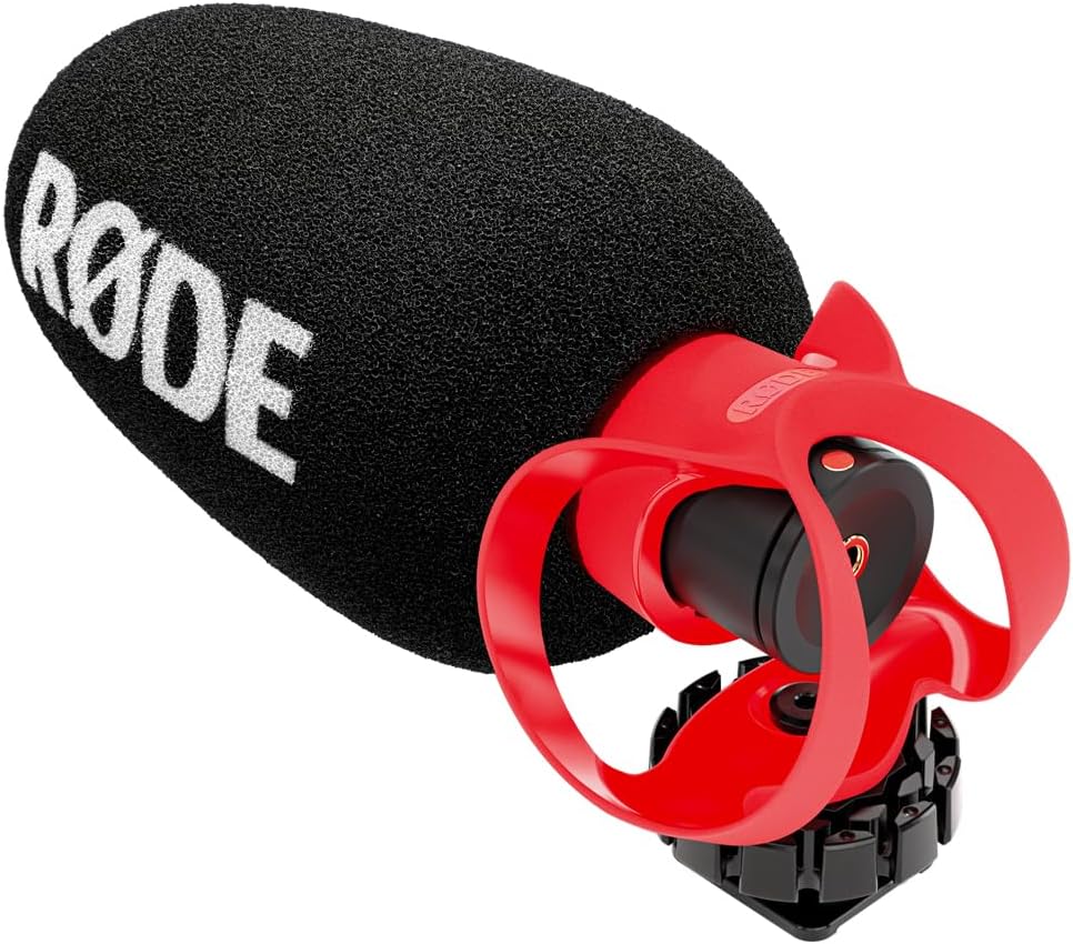 RØDE VideoMicro II – Ultra-kompaktes Richtrohrmikrofon für Kamera oder Mobilgerät, mit XLR & SanDisk