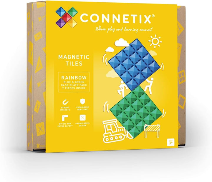 Connetix Regenbogen-Bodenplatte, 2 Stück