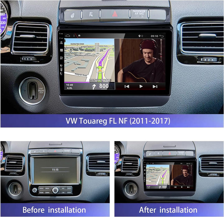 JOYX Android 12 Autoradio Passt für VW Touareg FL NF (2011-2017) - [4G+64G] - Eingebaut DSP/Carplay/