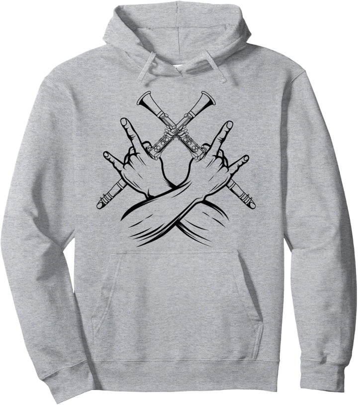 Klarinette Klarinettist Pullover Hoodie