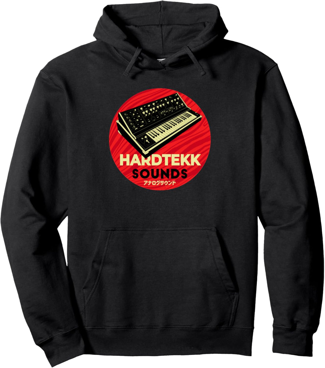 Hardtekk Merch Synth Synthesizer Festival Tekk Pullover Hoodie