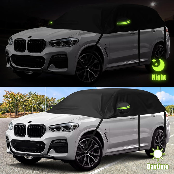Halbe Autoabdeckung Ersatz für BMW X3 E83 F25 G01 2004-2024, Softtop Dachschutz Autoabdeckung Wasser