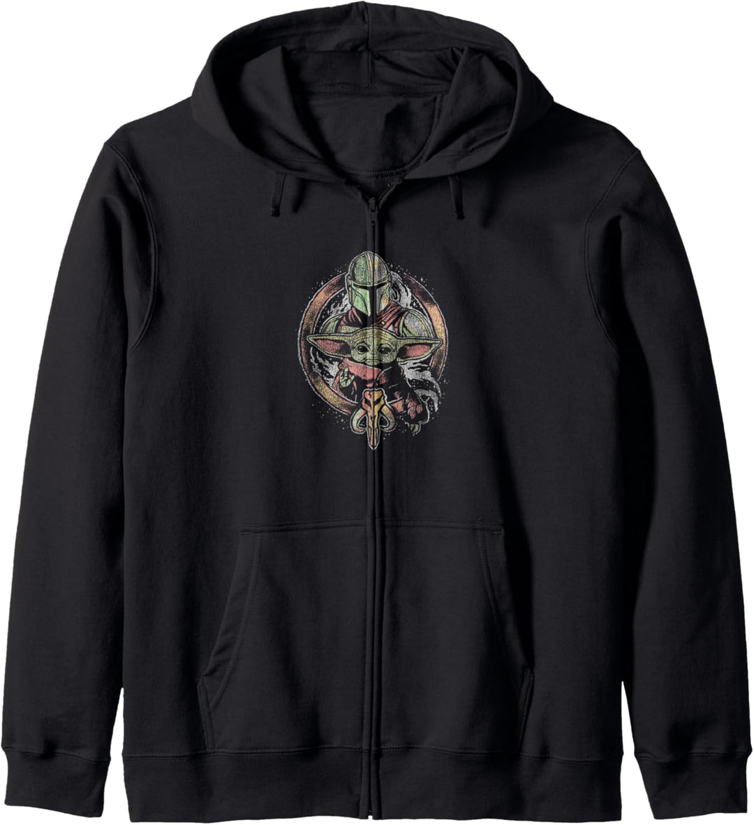 Star Wars: The Mandalorian- Buddies Circle vorne und hinten Kapuzenjacke