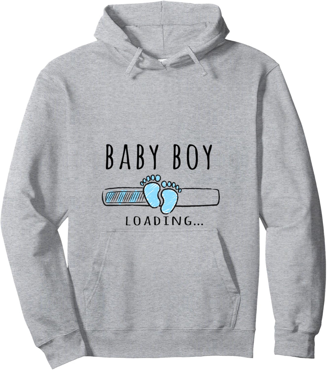 Schwanger Mama Baby Boy Junge schwangere werdende Mutter Pullover Hoodie