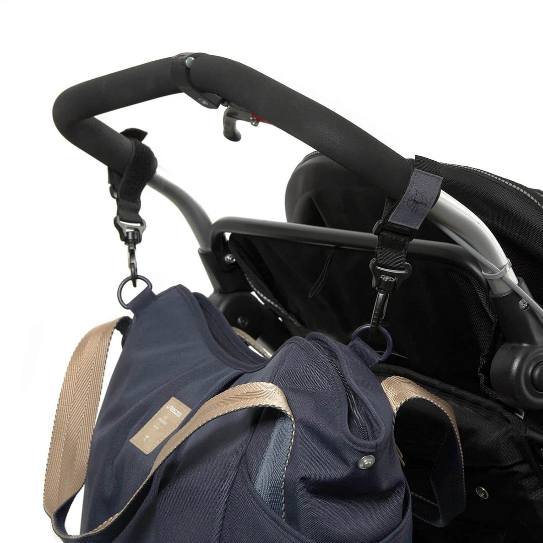 LÄSSIG Baby Wickeltasche Zwillinge Zwillingswickeltasche Babytasche Kliniktasche Wickelrucksack inkl