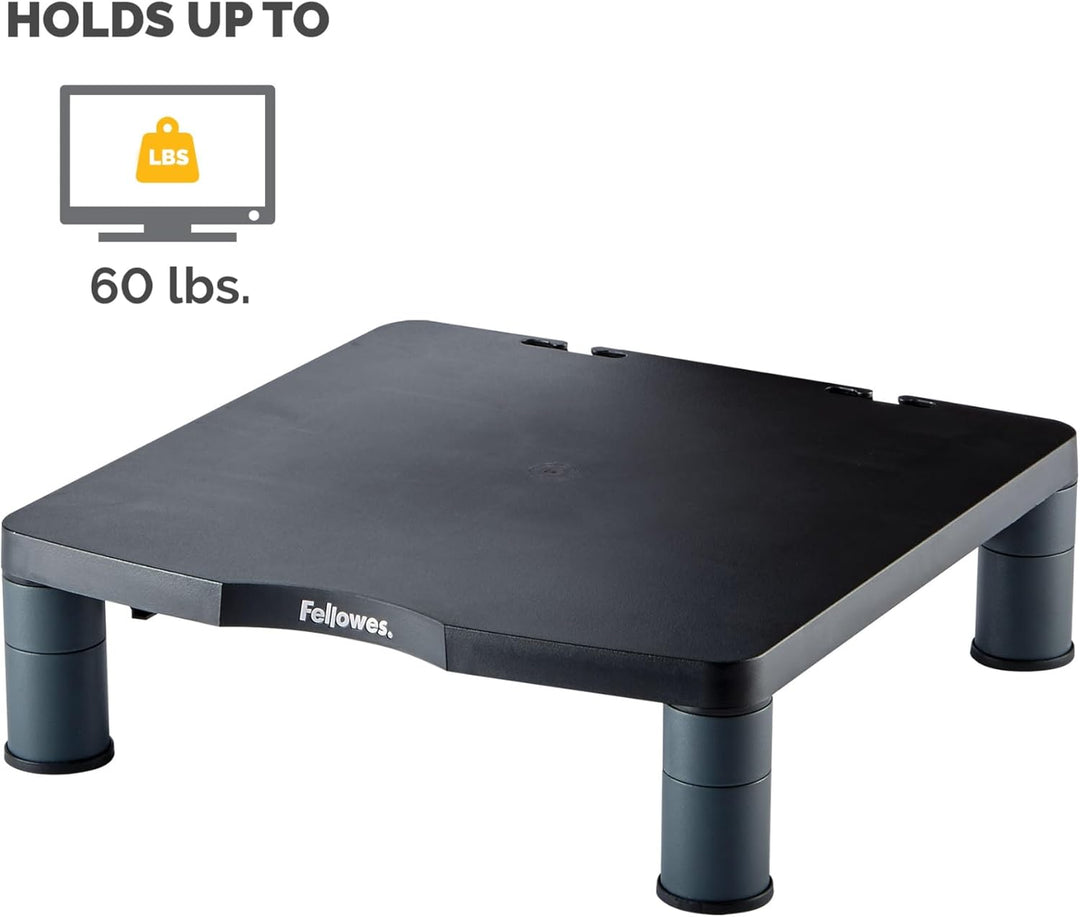 Fellowes Monitorständer Standard, höhenverstellbar, ergonomisch, sehr stabil für alle Arten von Moni