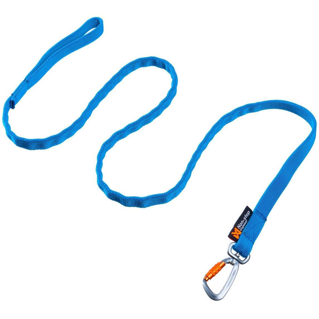 Non-stop dogwear Bungee Leash LTD | Leine für canicross | 1643 | 2m | Farbe:blau, 2m