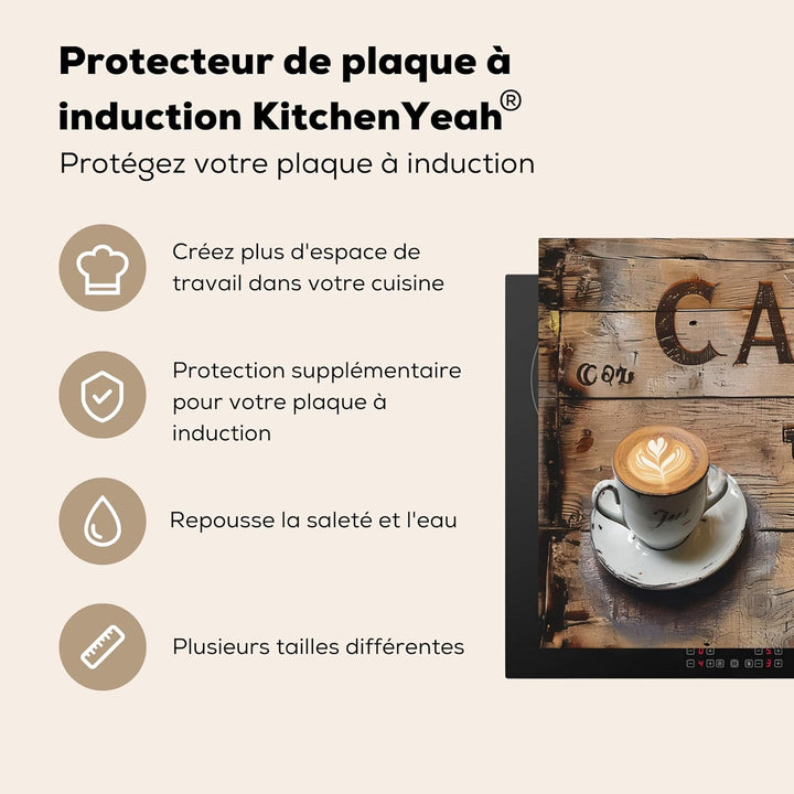KitchenYeah© Herdabdeckplatte Einteilig Herdabdeckung Abdeckplatte für Ceranfeld Abdeckung Induktion