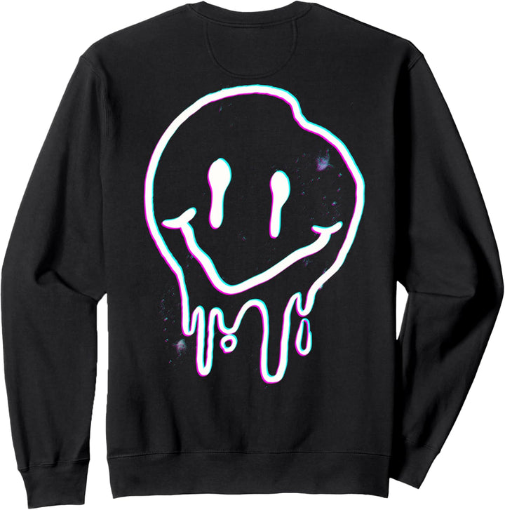 Backprint Gesicht für EDM Raver Festival Sweatshirt