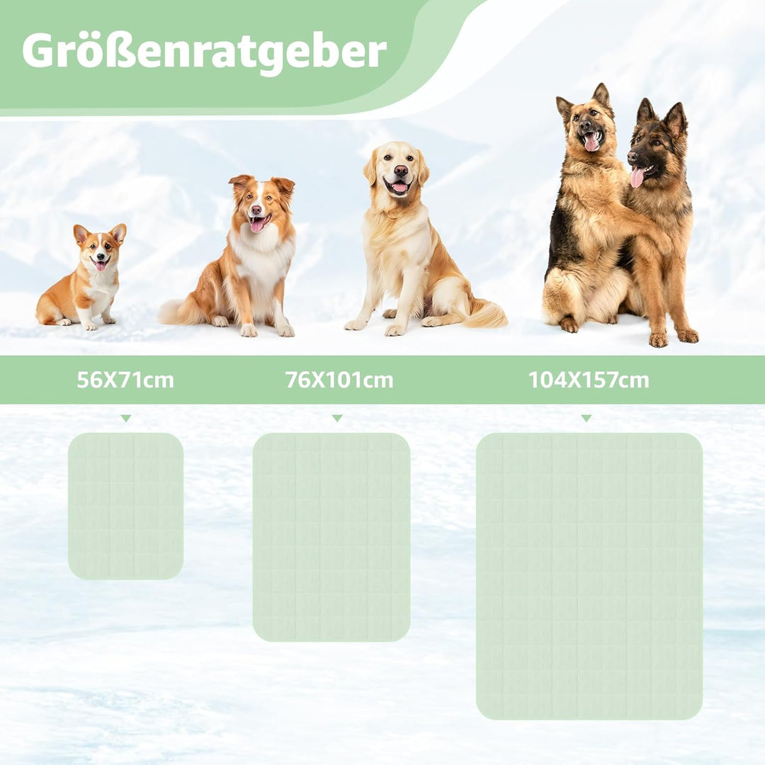 PICK FOR LIFE Kühldecke Hunde Q-MAX>0.4 Waschbare Hundedecke Sommer Doppelseitige Kühlende Haustierd