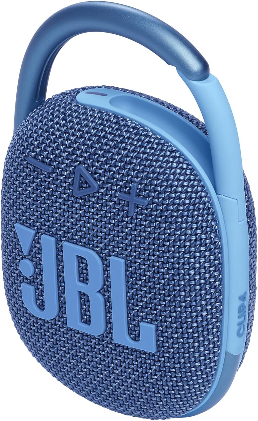 JBL Clip 4 Eco – Tragbarer wasserdichter Lautsprecher (blau) Clip 4 Eco Eco Blue, Clip 4 Eco Eco Blu