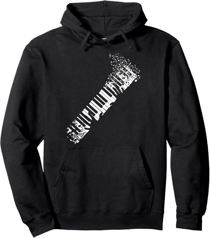 Keyboard Piano design for Men Women Kids Pullover Hoodie
