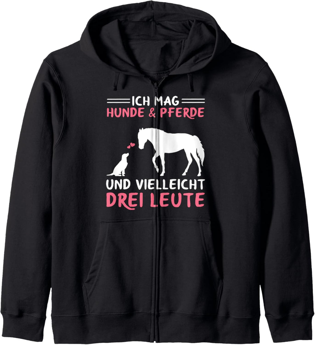 Hunde & Pferde Lustiges Reiter Spruch Kapuzenjacke