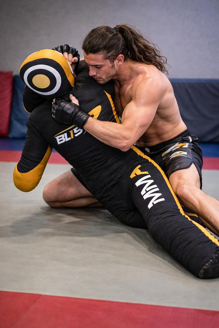 Blist Schaufensterpuppe, Judo, Boxen, JJJ, Stehend auf Leinwand (leer) schwarz / gelb 59" (Inches),