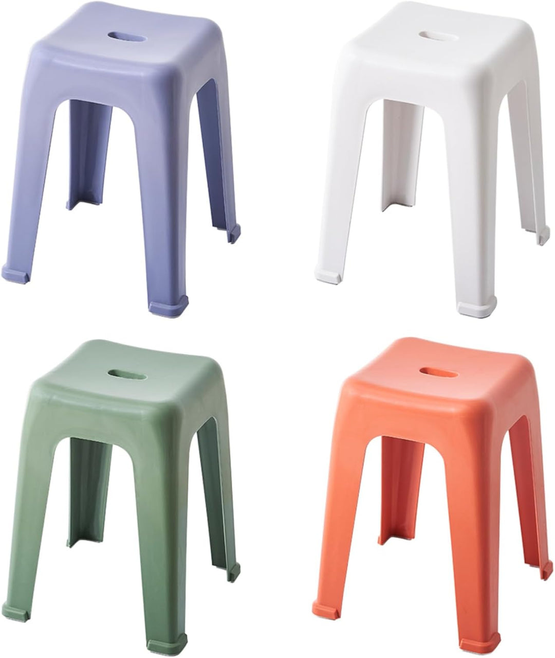 WITEN&NOCK Design Badhocker Duschhocker Sitzhocker Badezimme Dusche Wohnzimmer Stuhl aus Kunststoff,