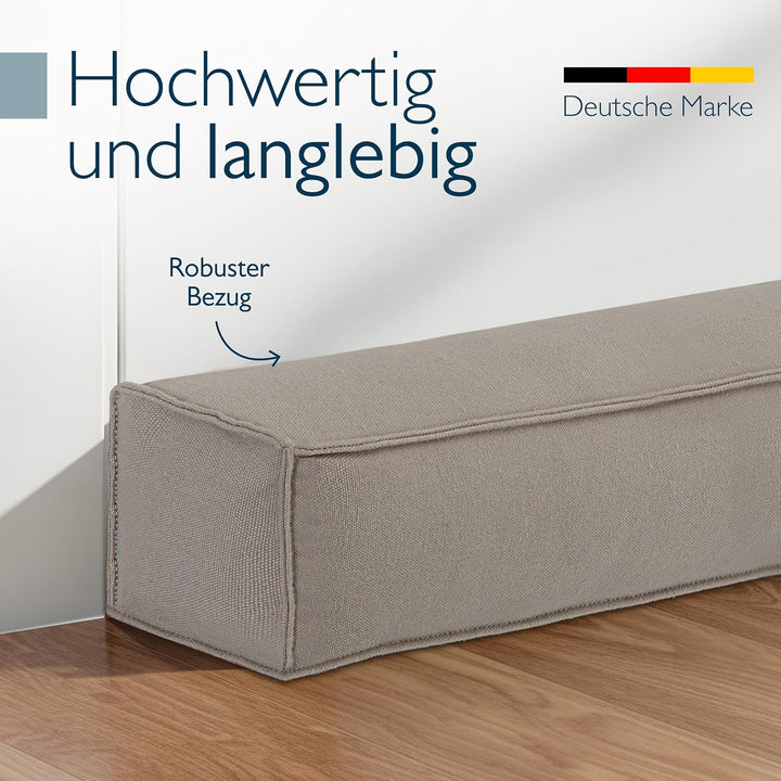 Beautissu Magnetischer Zugluftstopper für Türen 90cm – Wärmeschutz & Kälteschutz Türluftstopper mit