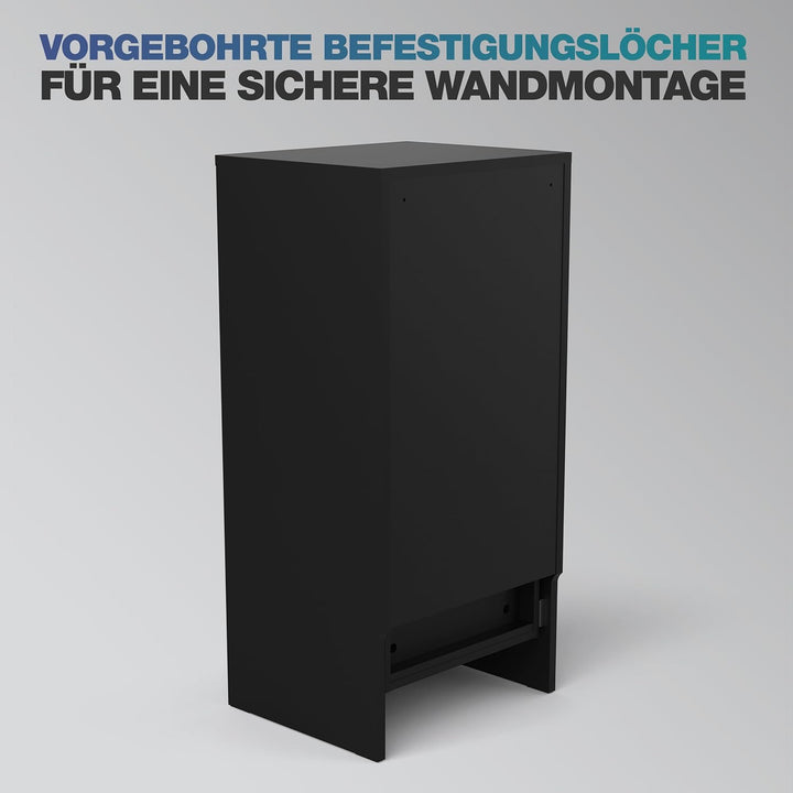 Glorious Vinyl Vault, Black - Vinyl Aufbewahrung